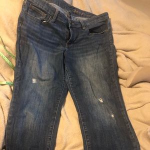 Old Navy cropped boyfriend jeans size 12 ankle